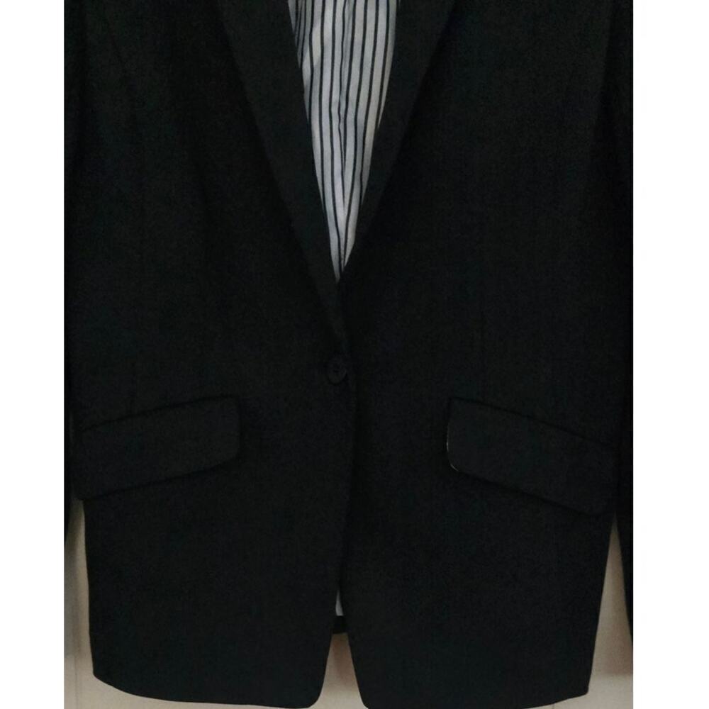 University Outerwear Black Blazer Size Medium Pre Loved - Picture 4 of 14
